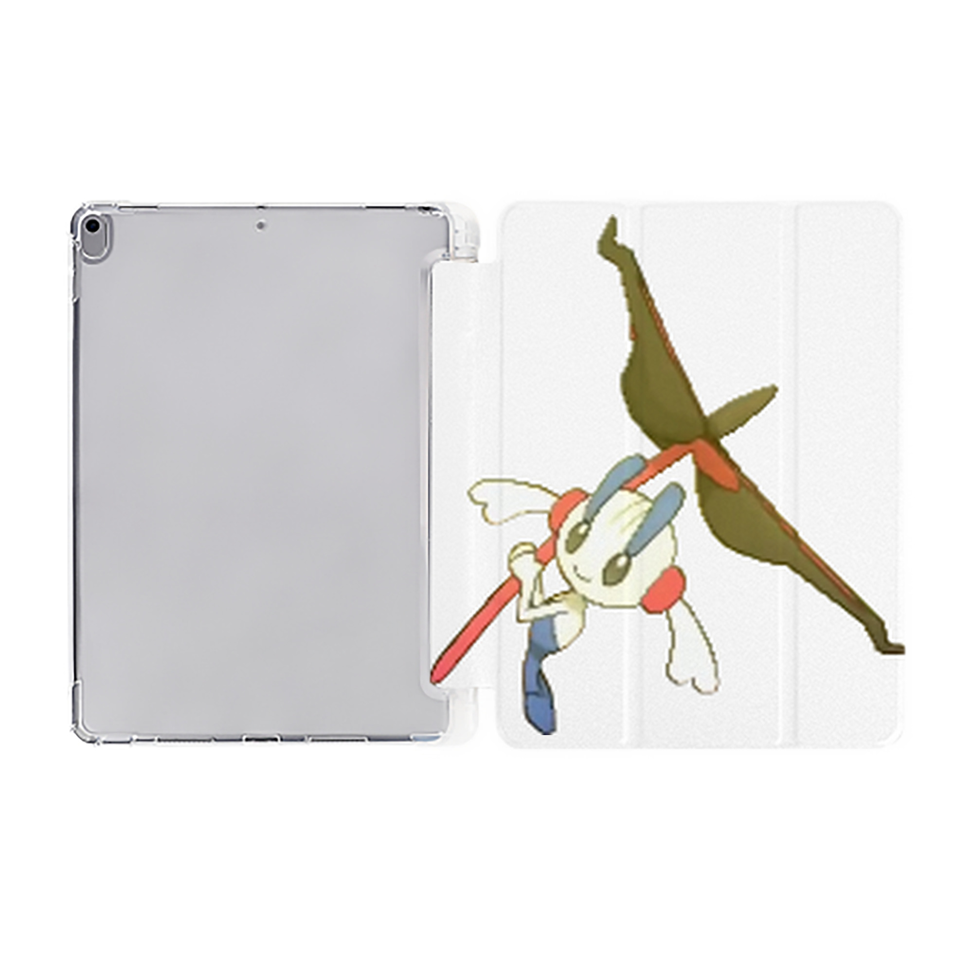 （画像用） ポケットモンスター Pokémon IPad ケース ペン収納付き 三つ折りスタンド PUレザー×シリコン 対応機種9.5/10.5/10.9インチ